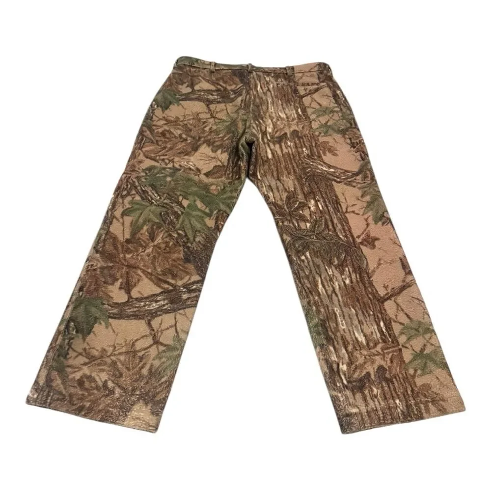 Vintage Cabela’s Whitetail Clothing USA Made Gore-Tex Camo Hunting Pants Mens Lg